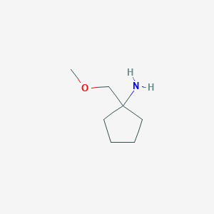 molecular formula C7H15NO B3278379 1-(Methoxymethyl)cyclopentanamine CAS No. 676560-74-0