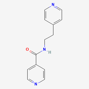 molecular formula C13H13N3O B3278656 N-(2-(Pyridin-4-yl)ethyl)isonicotinamide CAS No. 681161-17-1