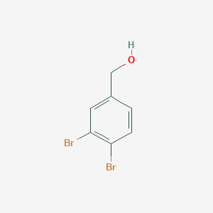 molecular formula C7H6Br2O B3278677 (3,4-二溴苯基)甲醇 CAS No. 68119-98-2