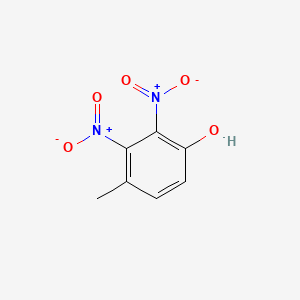 molecular formula C7H6N2O5 B3278757 4-甲基-2,3-二硝基苯酚 CAS No. 68191-07-1