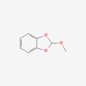 molecular formula C8H8O3 B3278768 2-Methoxy-1,3-benzodioxole CAS No. 6823-42-3