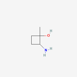 molecular formula C5H11NO B3278777 2-Amino-1-methylcyclobutanol CAS No. 68235-30-3