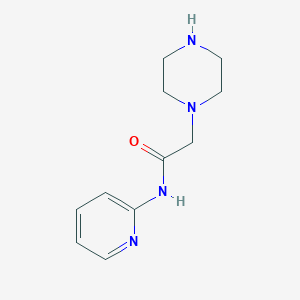 molecular formula C11H16N4O B3278811 2-哌嗪-1-基-N-吡啶-2-基-乙酰胺 CAS No. 682802-93-3