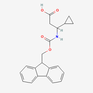 3-cyclopropyl-3-{[(9H-fluoren-9-ylmethoxy)carbonyl]amino}propanoic acid