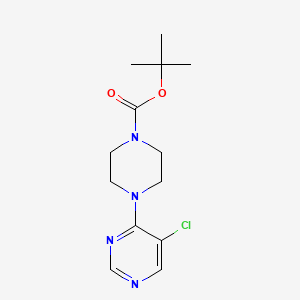 molecular formula C13H19ClN4O2 B3278862 Tert-butyl 4-(5-chloropyrimidin-4-yl)piperazine-1-carboxylate CAS No. 683240-94-0