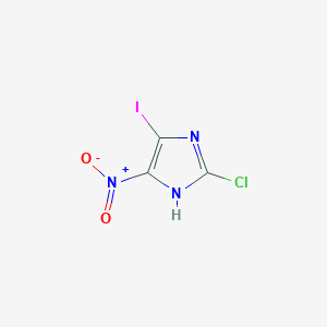 molecular formula C3HClIN3O2 B3278885 2-Chloro-5-iodo-4-nitroimidazole CAS No. 683276-67-7