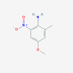 molecular formula C8H10N2O3 B3278954 4-Methoxy-2-methyl-6-nitroaniline CAS No. 684237-54-5