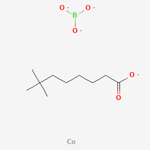 molecular formula C10H19BCoO5-4 B3278961 Cobalt borate neodecanoate CAS No. 68457-13-6