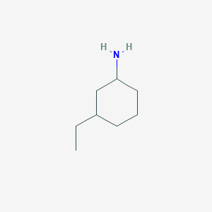 molecular formula C8H17N B3278985 3-Ethylcyclohexan-1-amine CAS No. 6850-52-8