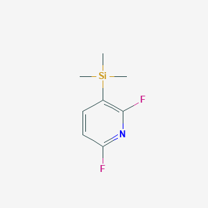 molecular formula C8H11F2NSi B3279021 2,6-二氟-3-(三甲基甲硅烷基)吡啶 CAS No. 685517-68-4