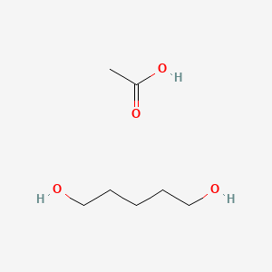 molecular formula C7H16O4 B3279102 1,5-Pentanediol, monoacetate CAS No. 68750-23-2