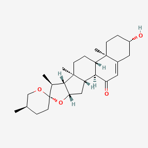 molecular formula C27H40O4 B3279118 7-Ketodiosgenin CAS No. 6877-72-1