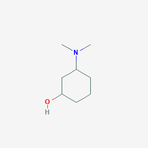 molecular formula C8H17NO B3279173 3-(Dimethylamino)cyclohexanol CAS No. 6890-03-5