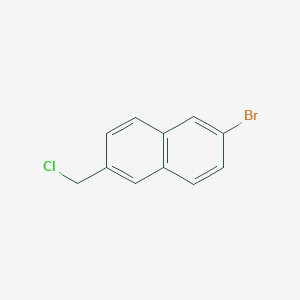 molecular formula C11H8BrCl B3279181 2-溴-6-(氯甲基)萘 CAS No. 689290-84-4