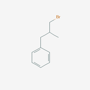 molecular formula C10H13B B3279190 (3-Bromo-2-methylpropyl)benzene CAS No. 68996-14-5