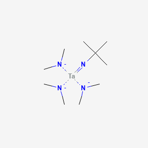 molecular formula C10H27N4Ta-3 B3279247 (Tert-butylimino)tris(dimethylamino)tantalum CAS No. 69039-11-8