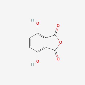 molecular formula C8H4O5 B3279248 4,7-Dihydroxyisobenzofuran-1,3-dione CAS No. 69039-62-9