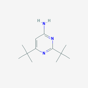 molecular formula C12H21N3 B3279261 2,6-Di-tert-butylpyrimidin-4-amine CAS No. 69050-90-4