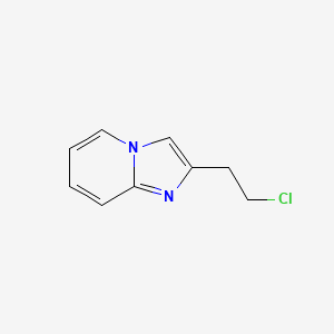 molecular formula C9H9ClN2 B3279299 2-(2-Chloroethyl)imidazo[1,2-a]pyridine CAS No. 690950-29-9