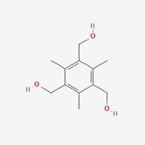 molecular formula C12H18O3 B3279339 (2,4,6-Trimethylbenzene-1,3,5-triyl)trimethanol CAS No. 69125-03-7