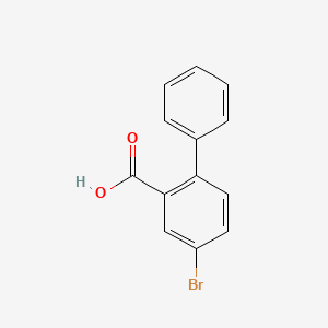 molecular formula C13H9BrO2 B3279383 4-Bromobiphenyl-2-carboxylic acid CAS No. 69200-18-6