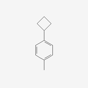 molecular formula C11H14 B3279389 Benzene, 1-cyclobutyl-4-methyl- CAS No. 6921-47-7