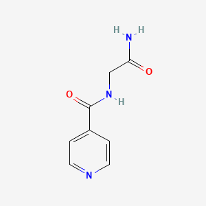 4-Pyridinecarboxamide, N-(2-amino-2-oxoethyl)-