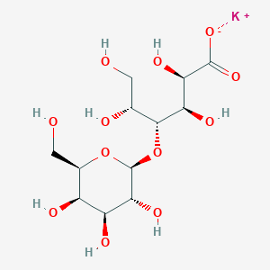 molecular formula C12H21KO12 B3279460 Unii-UP6ZF49doh CAS No. 69313-67-3