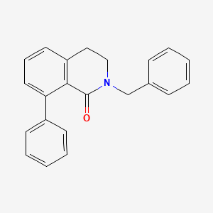 molecular formula C22H19NO B3279509 2-Benzyl-8-phenyl-3,4-dihydroisoquinolin-1(2H)-one CAS No. 69381-49-3