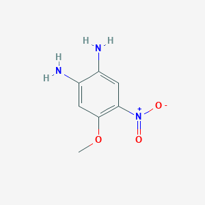 molecular formula C7H9N3O3 B3279523 4-Methoxy-5-nitro-o-phenylenediamine CAS No. 69399-59-3