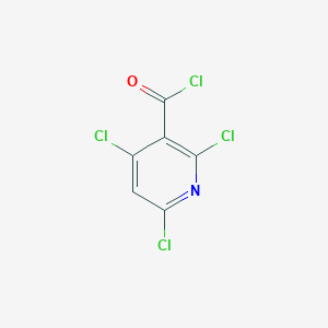 molecular formula C6HCl4NO B3279544 3-Pyridinecarbonyl chloride, 2,4,6-trichloro- CAS No. 69422-73-7