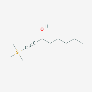 molecular formula C11H22OSi B3279585 1-Octyn-3-ol, 1-(trimethylsilyl)- CAS No. 69498-66-4
