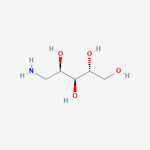 molecular formula C5H13NO4 B3279668 1-氨基-1-脱氧-d-阿糖醇 CAS No. 69686-08-4