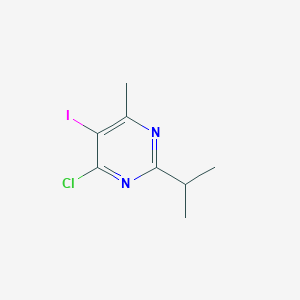 molecular formula C8H10ClIN2 B3279680 4-Chloro-5-iodo-2-isopropyl-6-methylpyrimidine CAS No. 69696-39-5