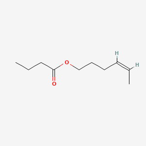 molecular formula C10H18O2 B3279687 (4Z)-4-Hexenyl butyrate CAS No. 69727-41-9