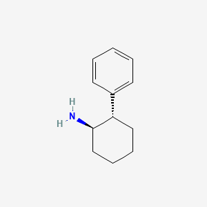 molecular formula C12H17N B3279704 (1R,2S)-2-phenylcyclohexan-1-amine CAS No. 69743-67-5