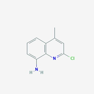 molecular formula C10H9ClN2 B3279712 2-Chloro-4-methylquinolin-8-amine CAS No. 697801-13-1