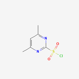 molecular formula C6H7ClN2O2S B3279723 4,6-dimethylpyrimidine-2-sulfonyl Chloride CAS No. 69812-31-3