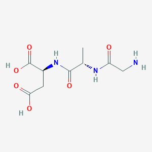 molecular formula C9H15N3O6 B3279755 H-Gly-ala-asp-OH CAS No. 69959-37-1