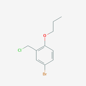 4-Bromo-2-(chloromethyl)-1-propoxybenzene