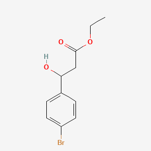 molecular formula C11H13BrO3 B3279884 3-(4-溴苯基)-3-羟基丙酸乙酯 CAS No. 70200-16-7