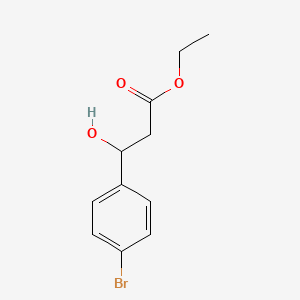 B3279884 Ethyl 3-(4-bromophenyl)-3-hydroxypropanoate CAS No. 70200-16-7