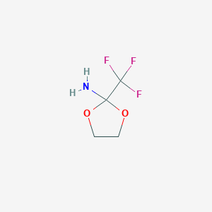2-(Trifluoromethyl)-1,3-dioxolan-2-amine
