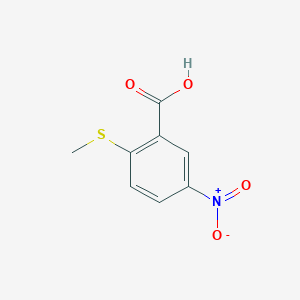 molecular formula C8H7NO4S B3279913 2-Methylthio-5-nitrobenzoic acid CAS No. 70290-38-9