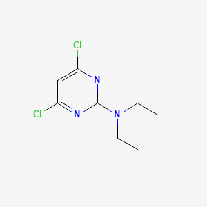 molecular formula C8H11Cl2N3 B3279955 4,6-dichloro-N,N-diethylpyrimidin-2-amine CAS No. 7038-63-3