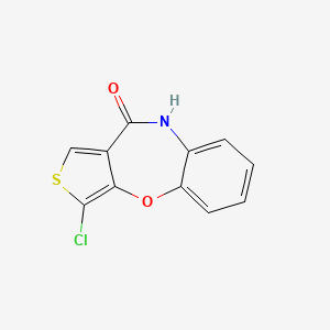 3-Chlorobenzo[b]thieno[3,4-f][1,4]oxazepin-10(9H)-one