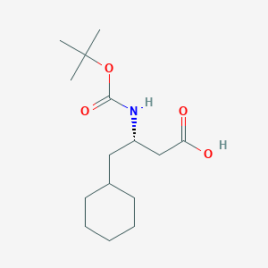 (3S)-3-{[(tert-butoxy)carbonyl]amino}-4-cyclohexylbutanoic acid