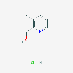 molecular formula C7H10ClNO B3279995 (3-Methylpyridin-2-yl)methanol hydrochloride CAS No. 70580-08-4
