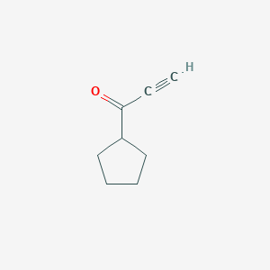 molecular formula C8H10O B3280020 1-Cyclopentylprop-2-yn-1-one CAS No. 70639-95-1