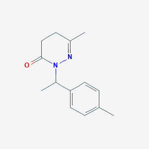 6-Methyl-2-(1-(p-tolyl)ethyl)-4,5-dihydropyridazin-3(2H)-one
